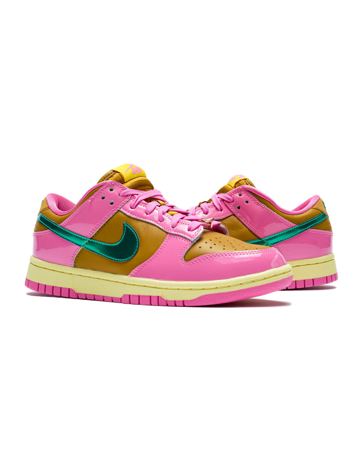 Nike Women's Dunk Low QS "Parris Goebel" Playful Pink/Multi Colour Bronzine - Image 5
