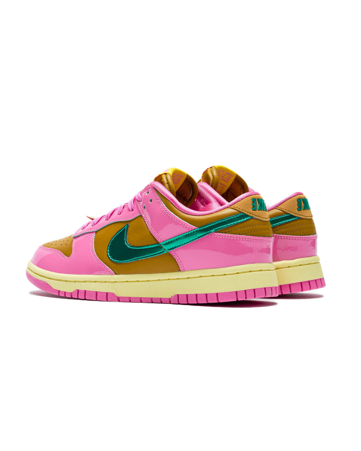 Nike Women's Dunk Low QS "Parris Goebel" Playful Pink/Multi Colour Bronzine - Image 4