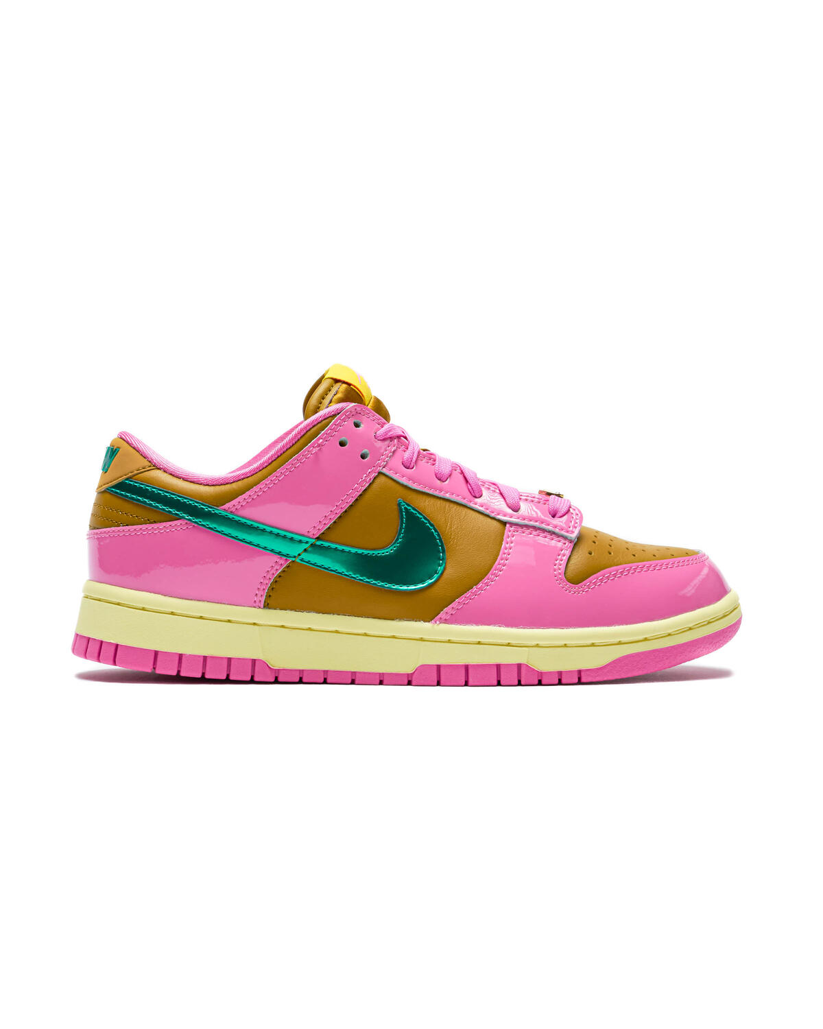 Nike Women's Dunk Low QS "Parris Goebel" Playful Pink/Multi Colour Bronzine - Image 2