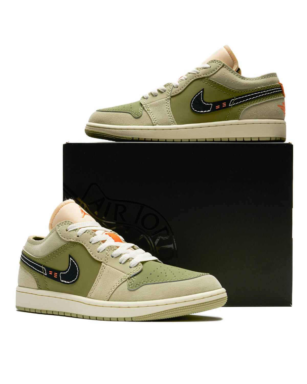 Air Jordan 1 Low SE Craft 'Sky J Light Olive/Black/Celadon' - Image 6