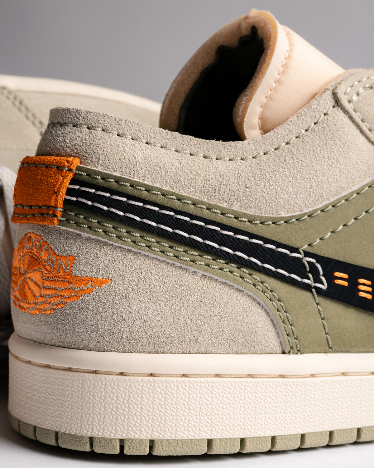Air Jordan 1 Low SE Craft 'Sky J Light Olive/Black/Celadon' - Image 10