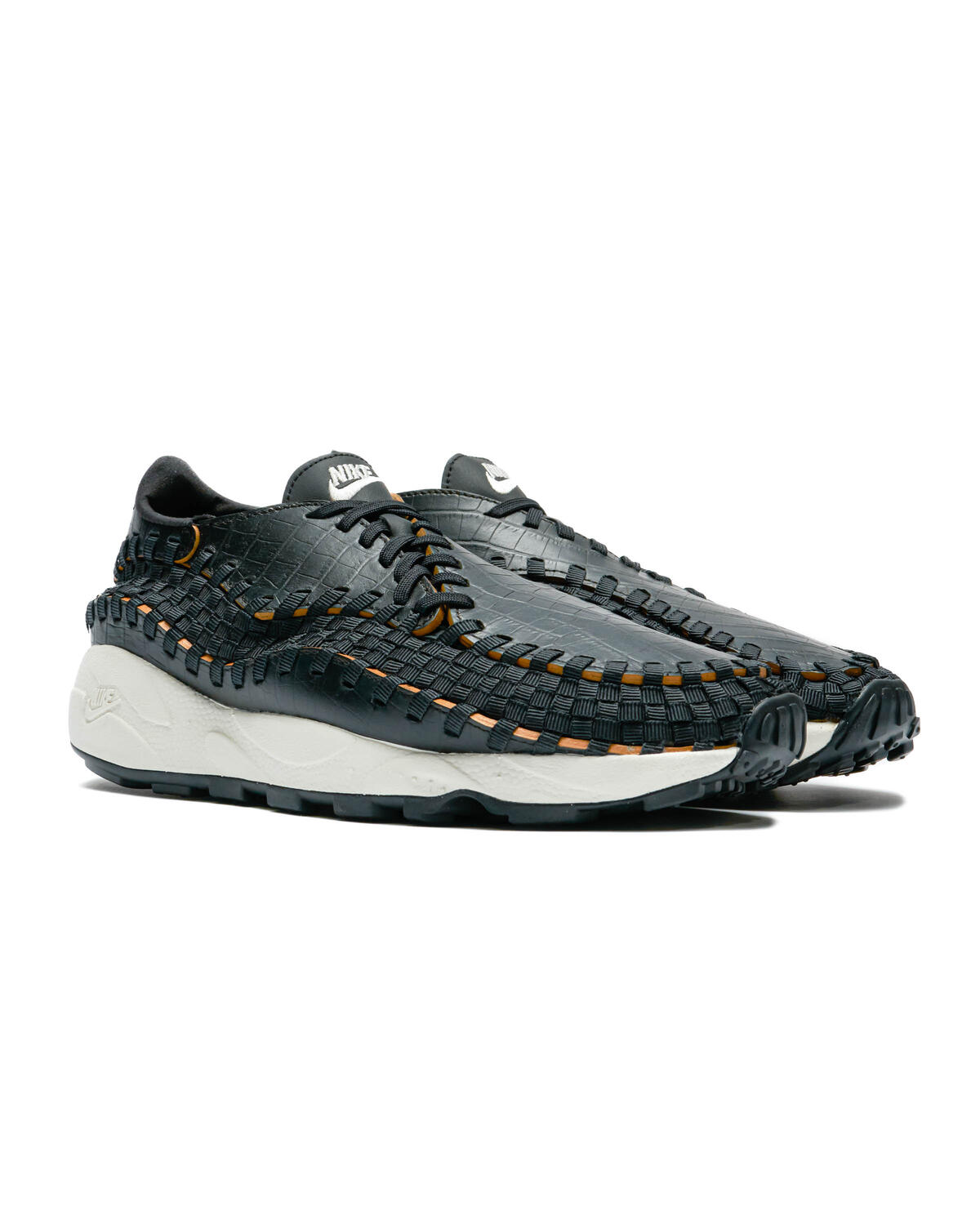 Nike Air Footscape Woven PRM Black / Pale Ivory - Desert Ochre (Women's) - Image 22