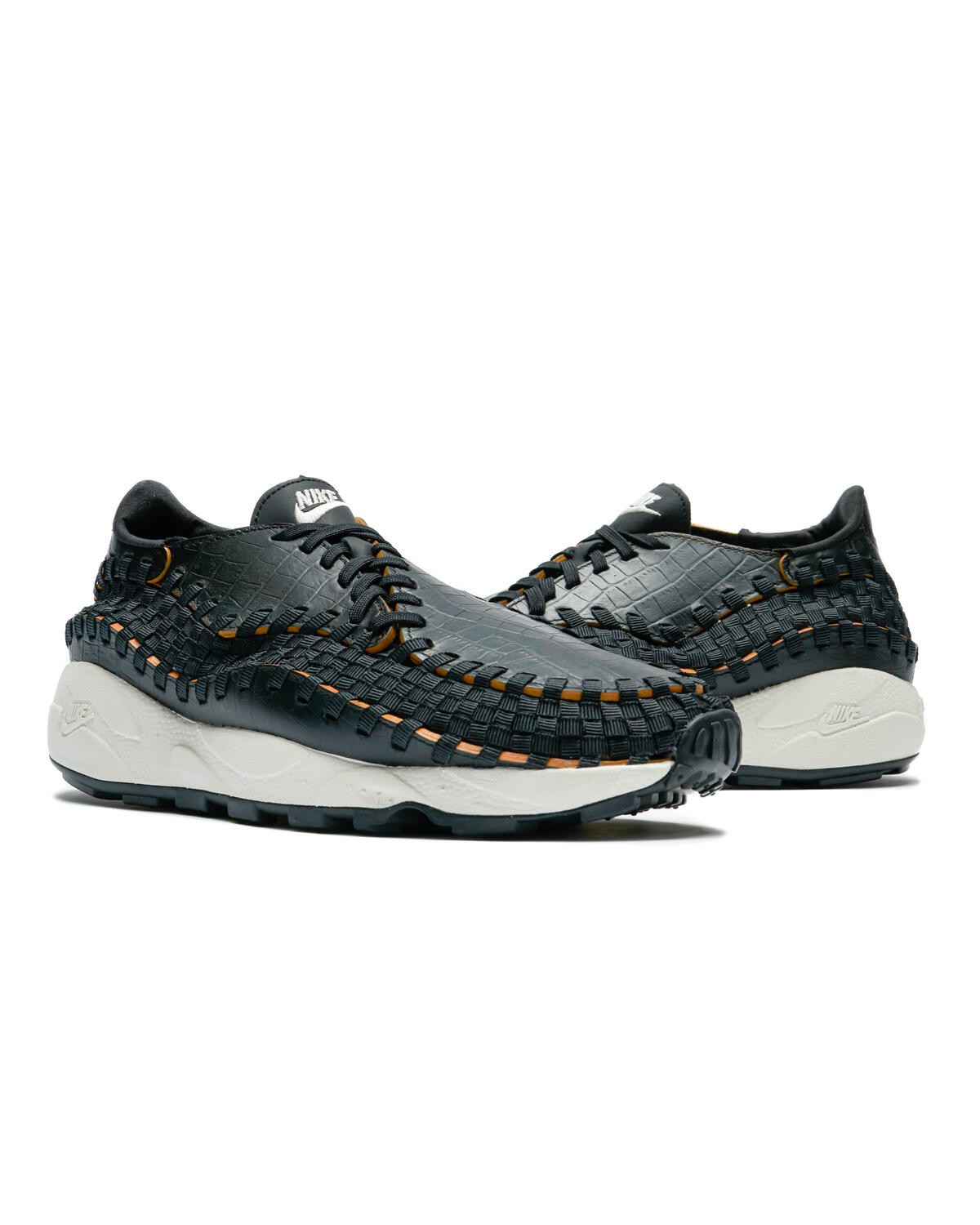 Nike Air Footscape Woven PRM Black / Pale Ivory - Desert Ochre (Women's) - Image 24