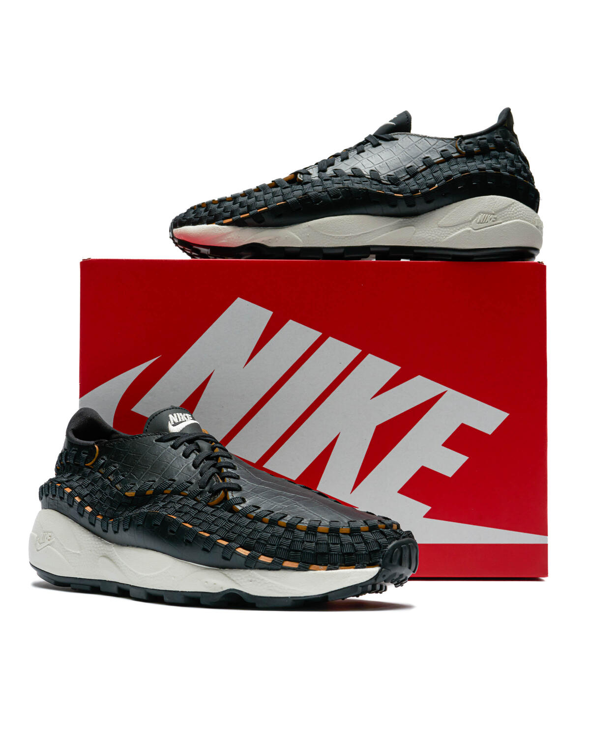 Nike Air Footscape Woven PRM Black / Pale Ivory - Desert Ochre (Women's) - Image 25