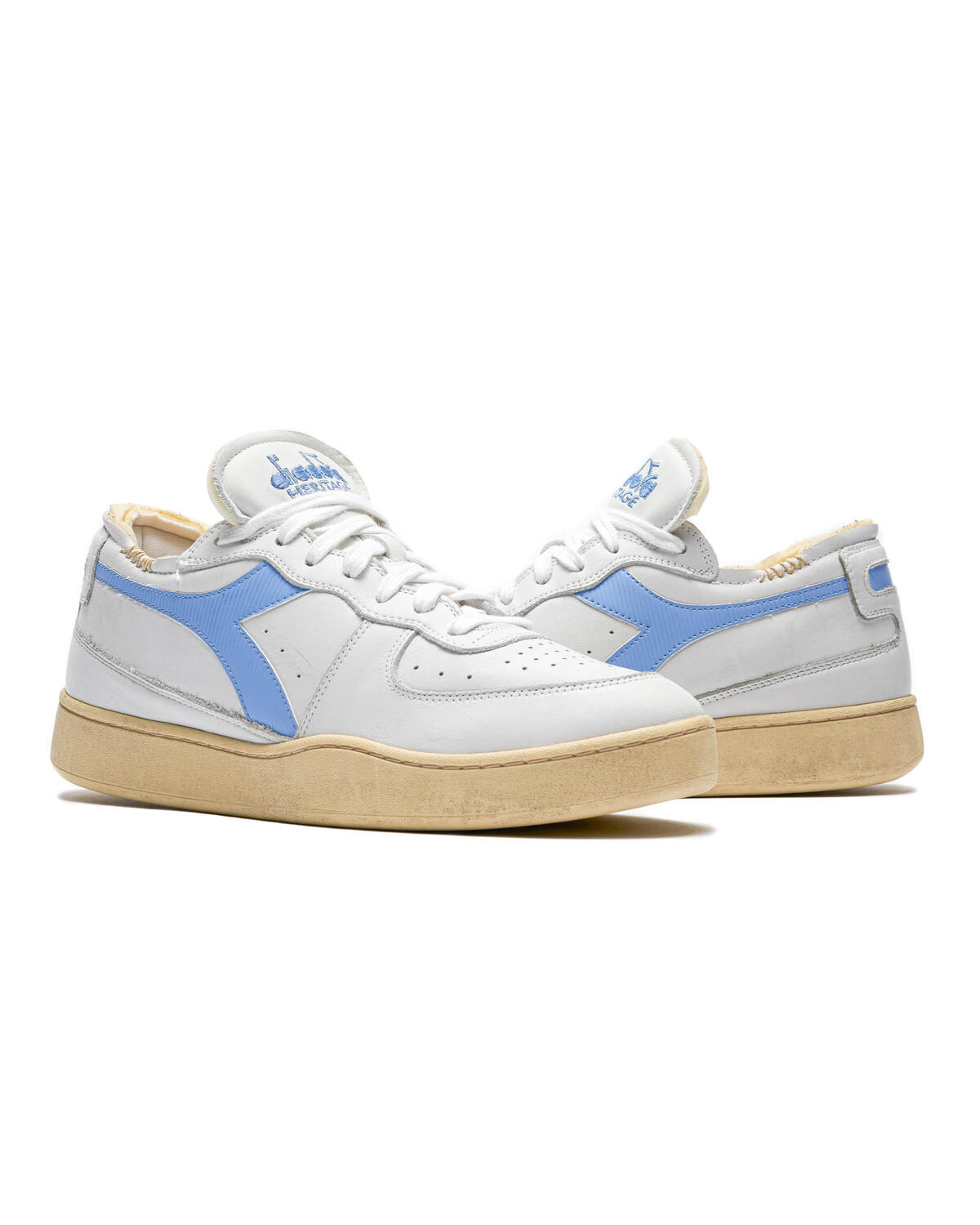 Diadora Mi Basket Row Cut White - Image 5