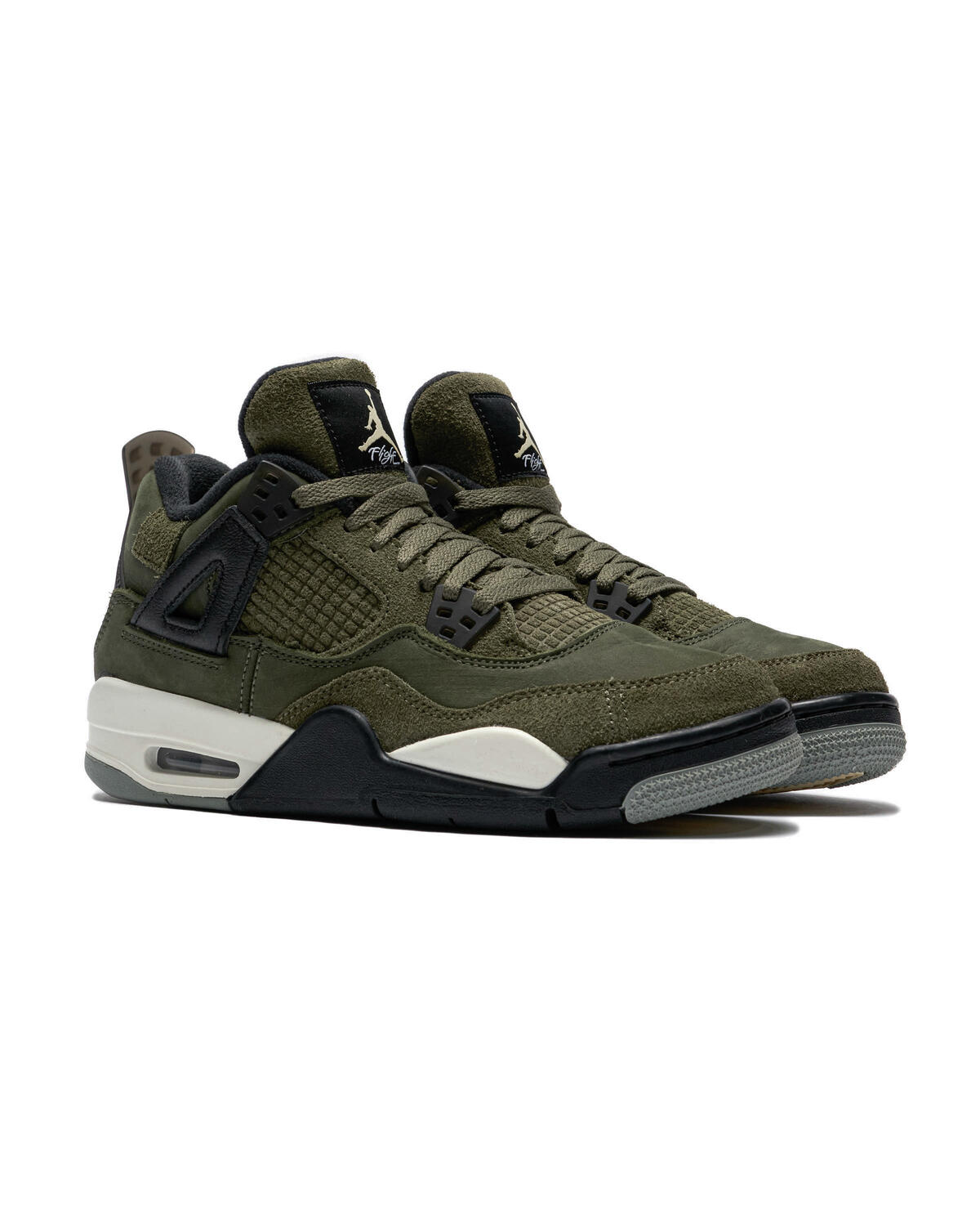 Air Jordan 4 Retro SE Craft 'Medium Olive/Pale Vanilla/Cargo Khaki' (GS) - Image 17
