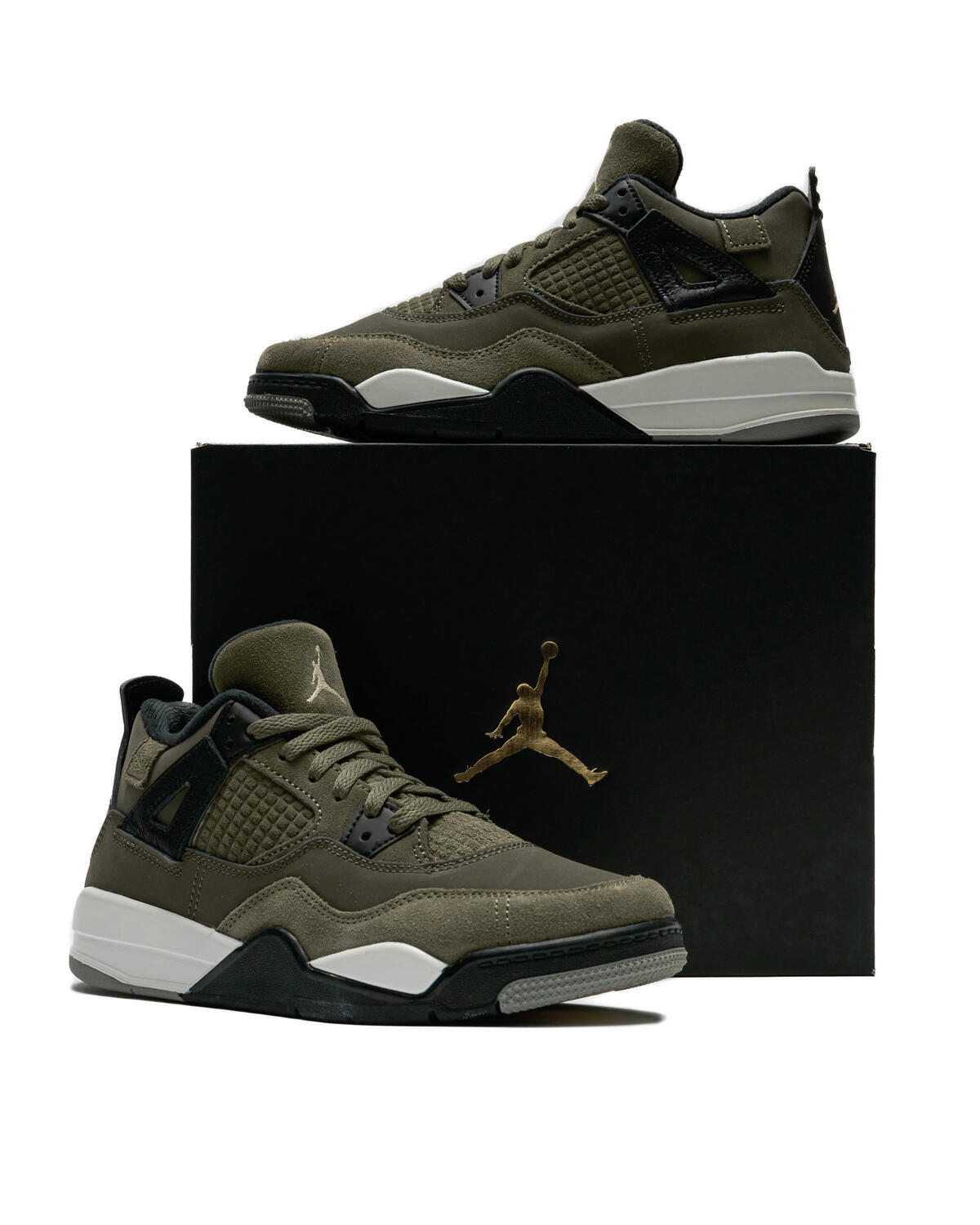 Nike PS Air Jordan 4 SE Craft - Medium Olive / Pale Vanilla / Khaki / Black-Sail - Image 14
