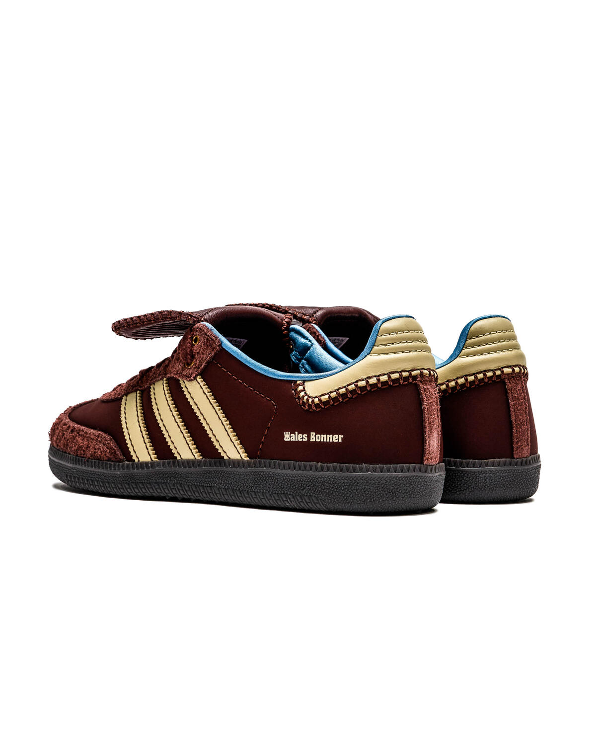 adidas x Wales Bonner Samba - Fox Brown / Sandy Beige / Lucky Blue - Image 18