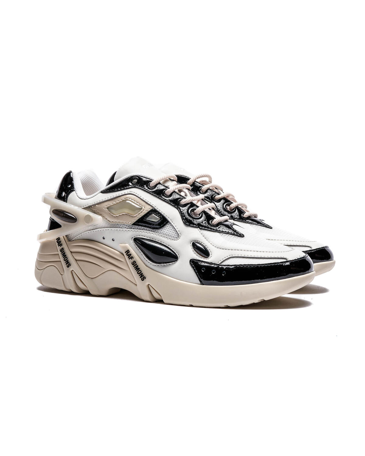 Men's shoes RAF SIMONS Antei Black White Cream