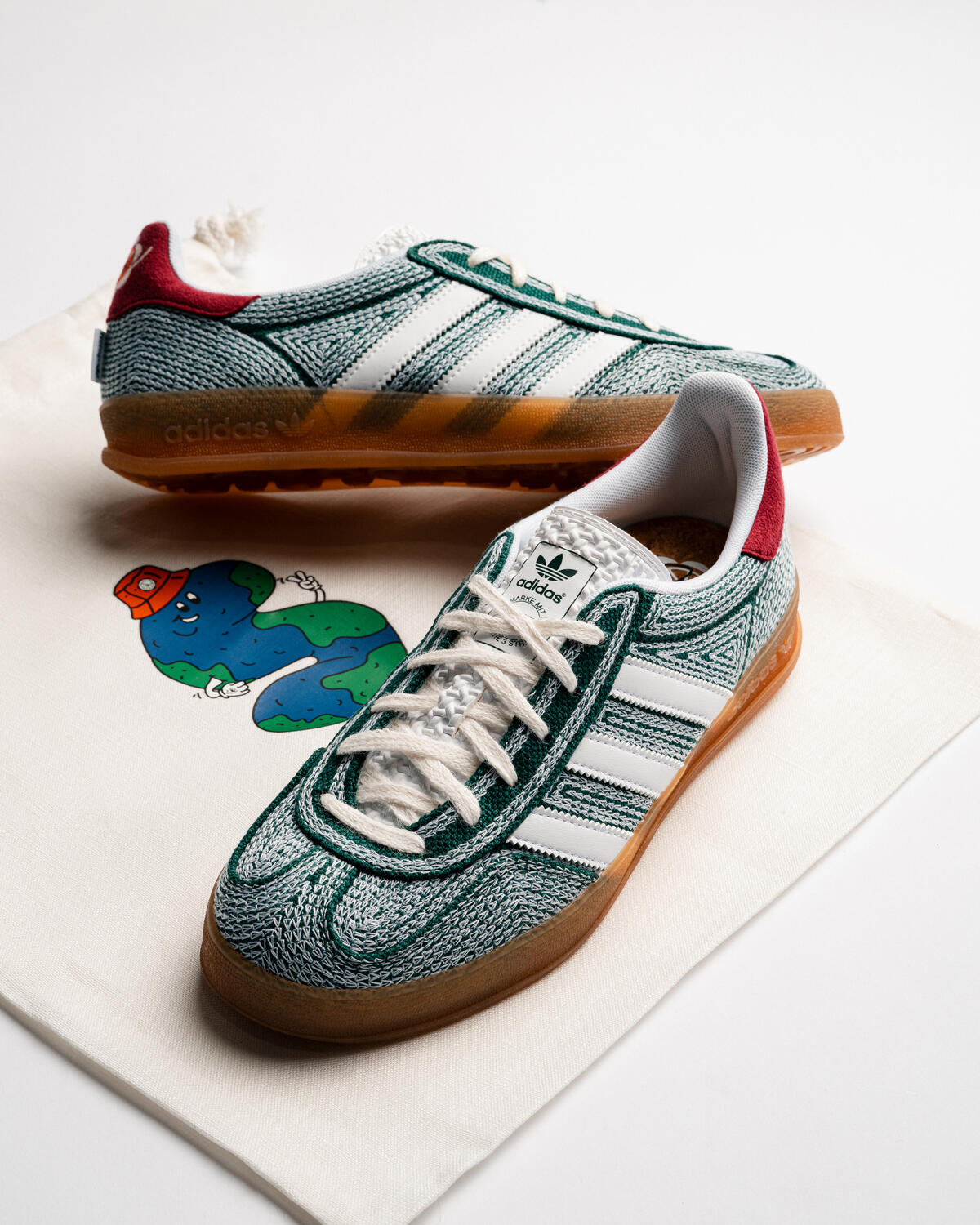 Adidas x Sean Wotherspoon Gazelle Indoor 'Collegiate Green / Cloud White / Gum' - Image 8