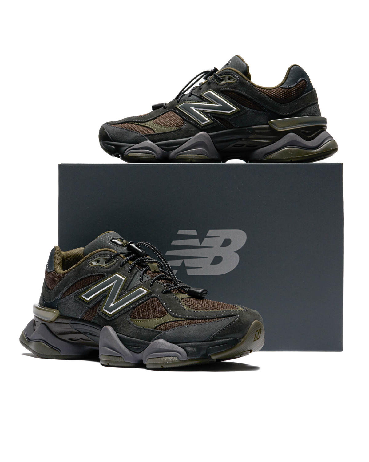 New Balance 9060 Dark Top / Black Moss - Image 15