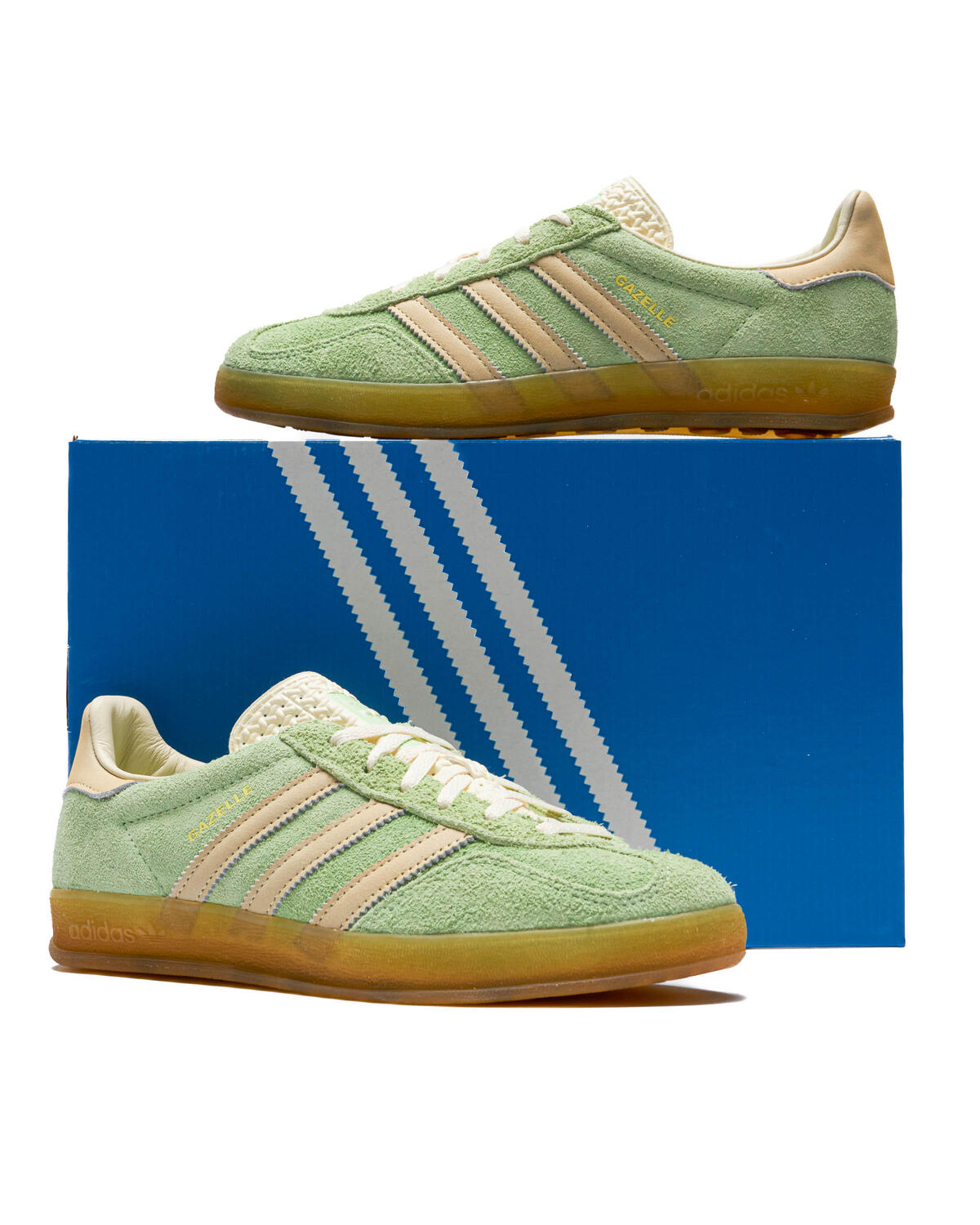 Adidas Gazelle Semi Green Spark / Almost Yellow (Women's) - Image 21