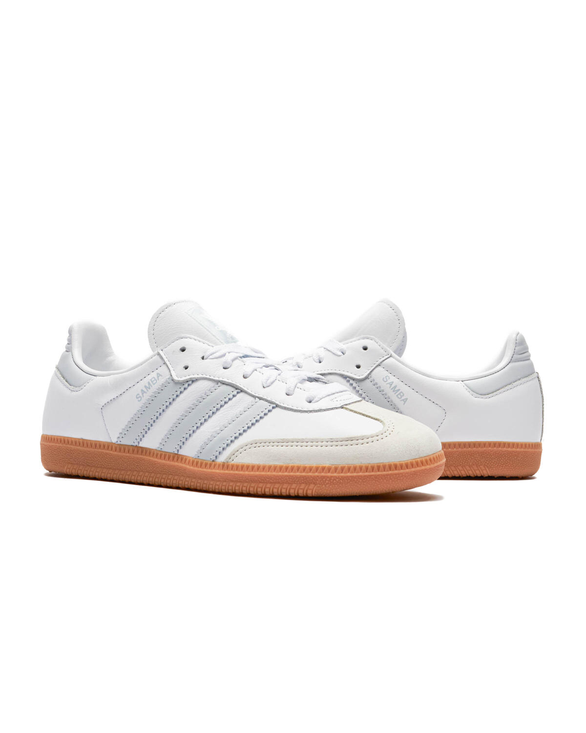 Adidas Samba OG Cloud White / Halo Blue / Gum (Women's) - Image 22