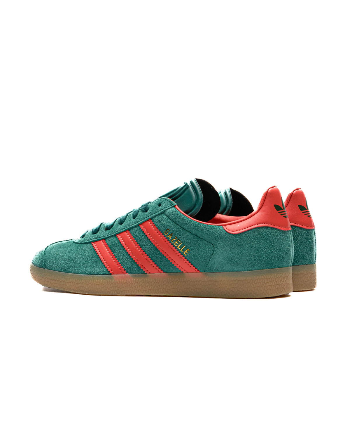 Adidas Gazelle Collegiate Green / Preloved Red / Gum - Image 14