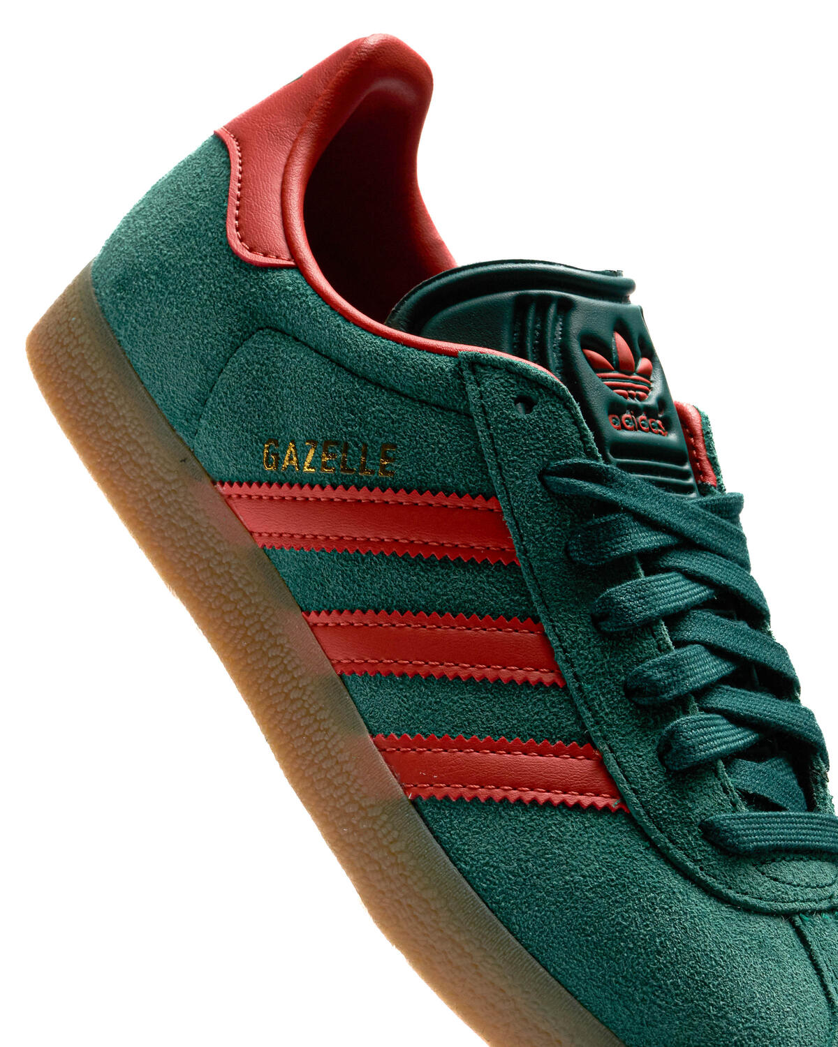 Adidas Gazelle Collegiate Green / Preloved Red / Gum - Image 17