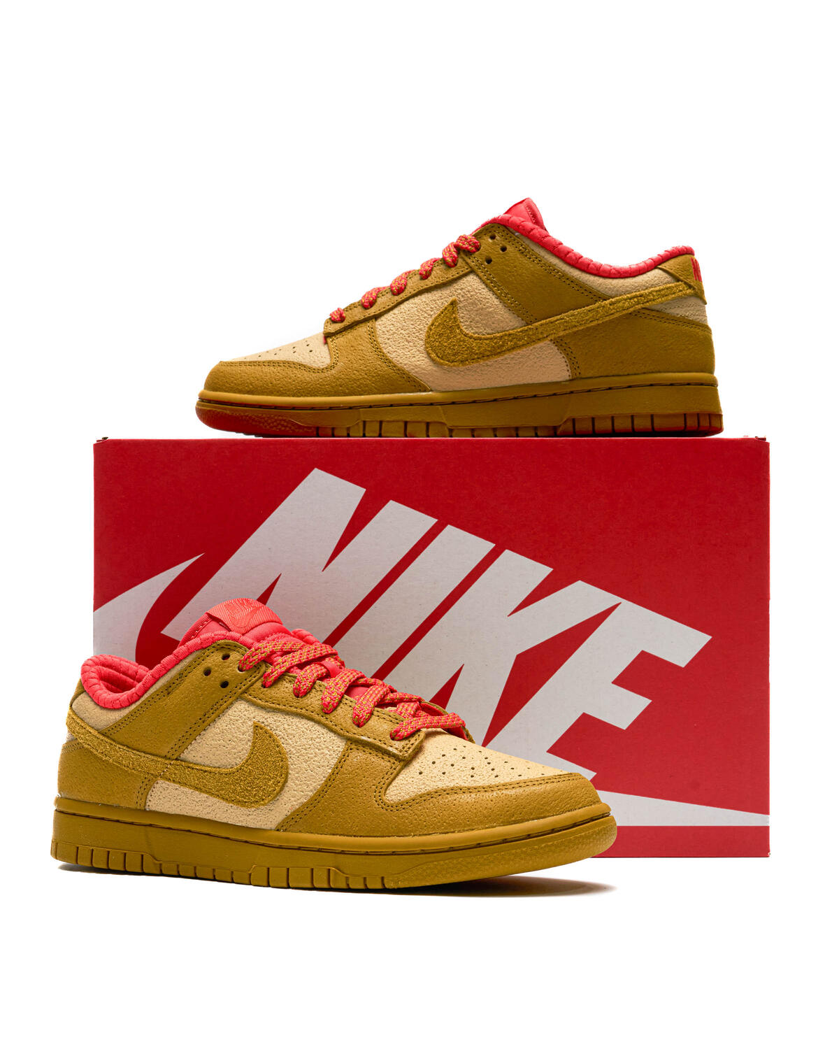 Nike Dunk Low Sesame Bronzine-Picante Red (Women's) - Image 17