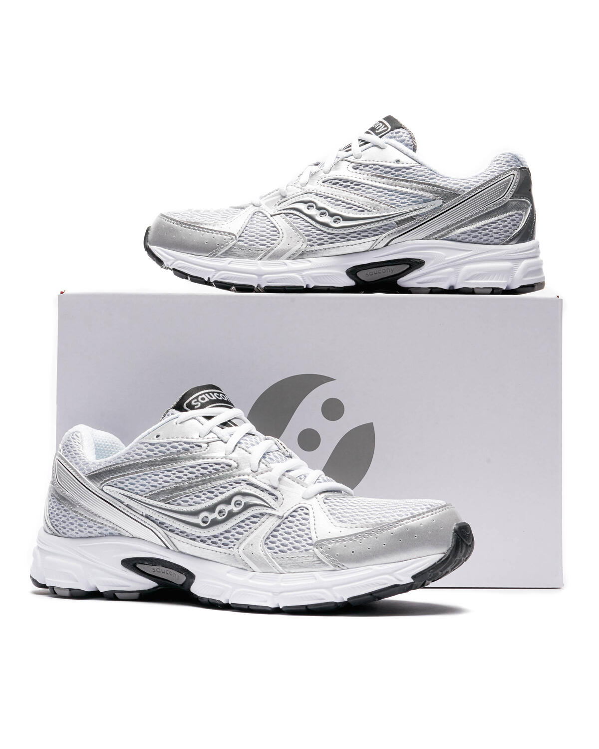 Saucony Grid Ride Millennium White/Silver - Image 14