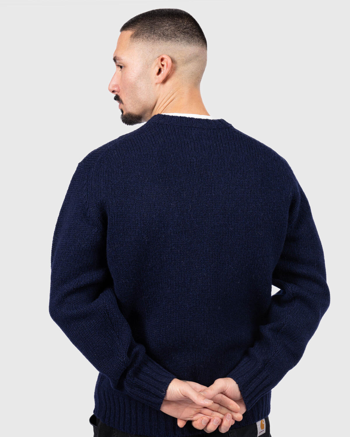 Beams+ Crew Neck Intarsia 3G - Image 4