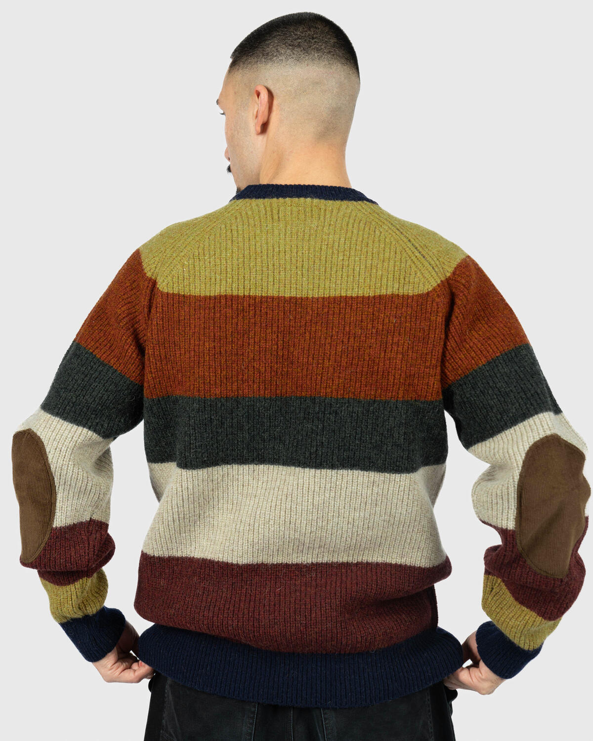 Beams+ Crew Multi Stripe 5G | 3815014304891 | AFEW STORE