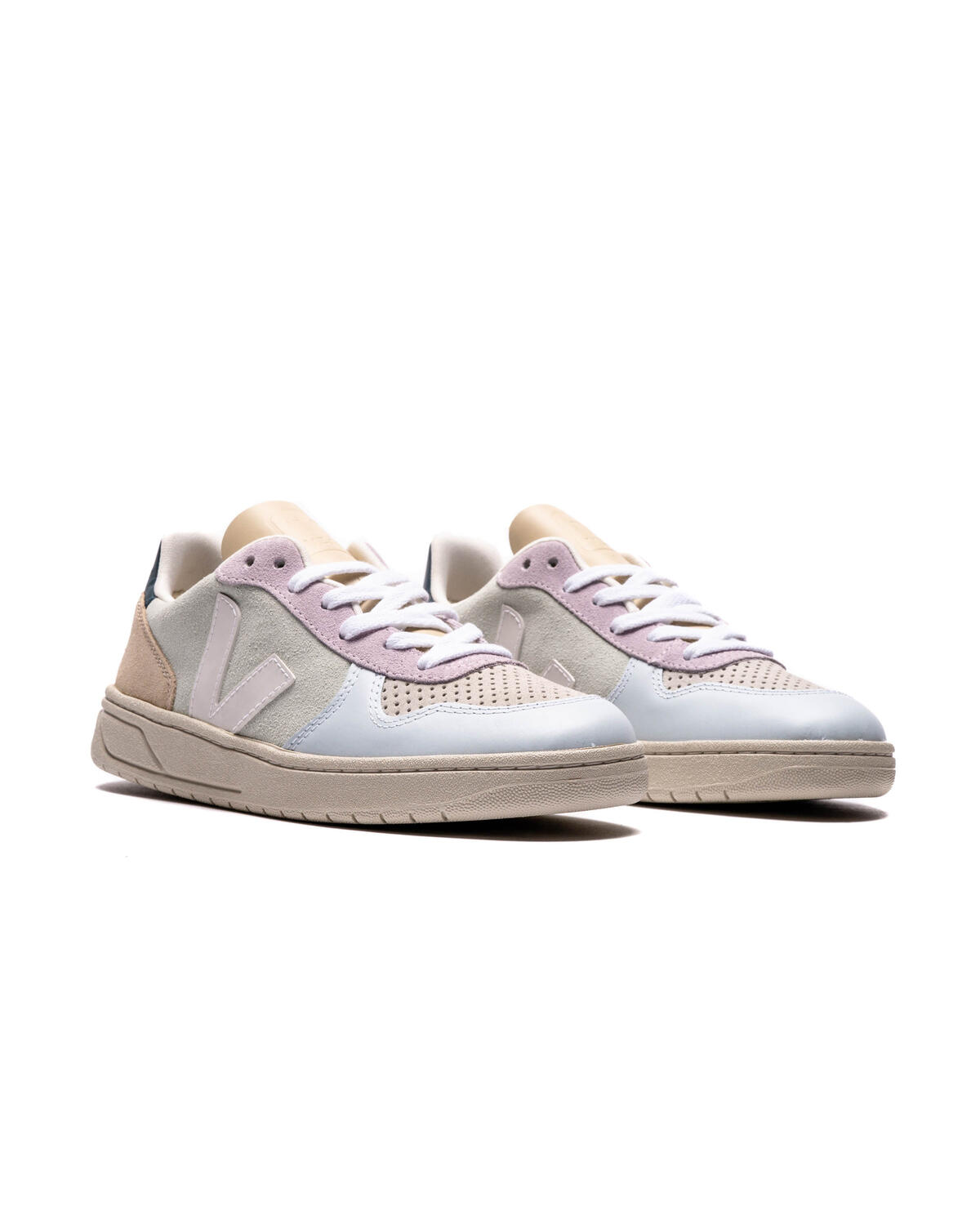 Women's V-10 Suede - Jade/White/MultiColor - Image 6