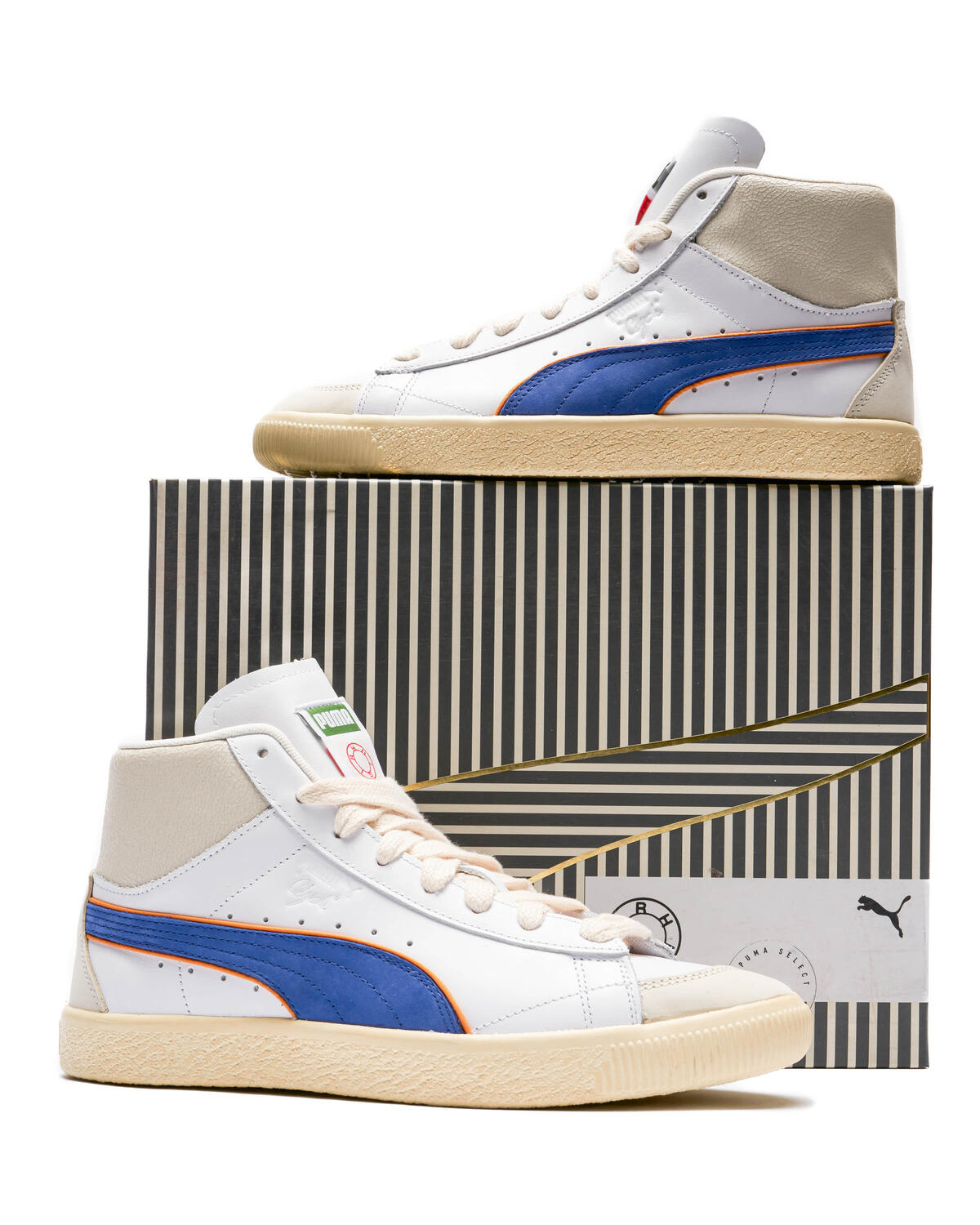 Puma Clyde Mid BBall 391335-01 Men\'s Sneakers 10 White New York Worldwide Shoes Rhuigi Puma Clyde Mid BBall 391335-01 | Dead Stock main image 3
