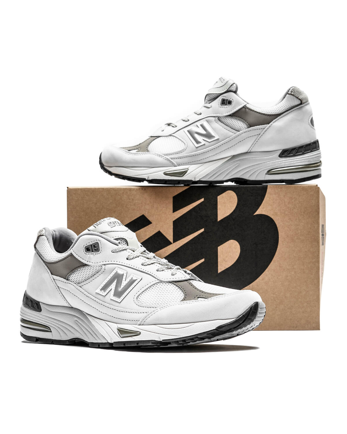 New Balance 991 White Grey - Image 6