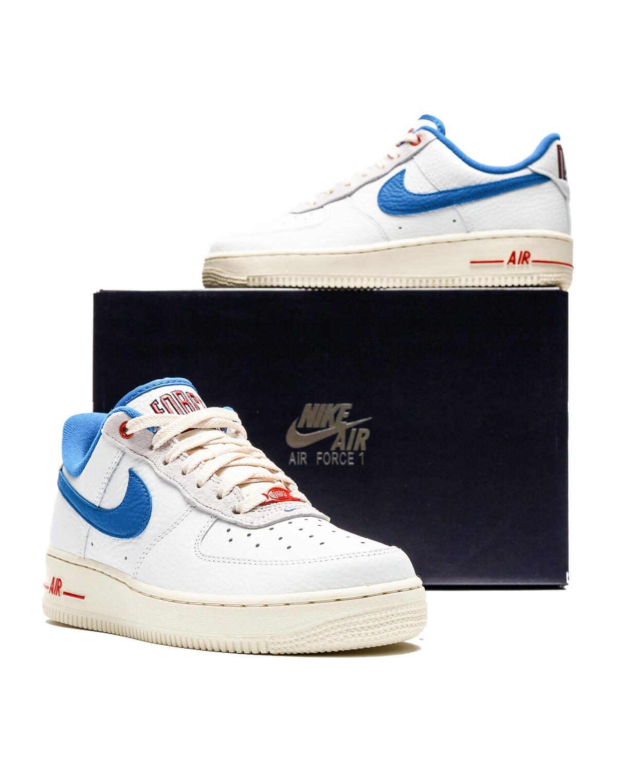 Nike Air Force 1 '07 LX Summit White / Hyper Royal - Picante Red (Women's) - Image 32