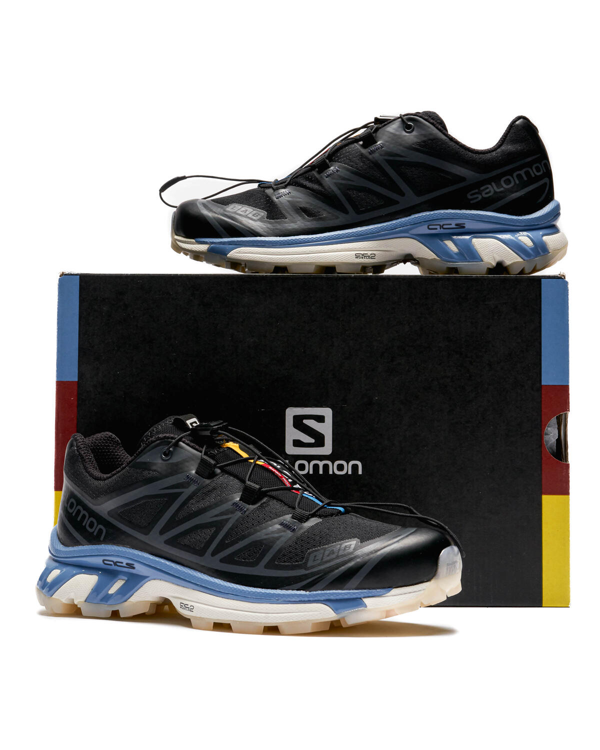 Salomon XT-6 Clear - Black / Riviera / Nimbus Cloud - Image 6