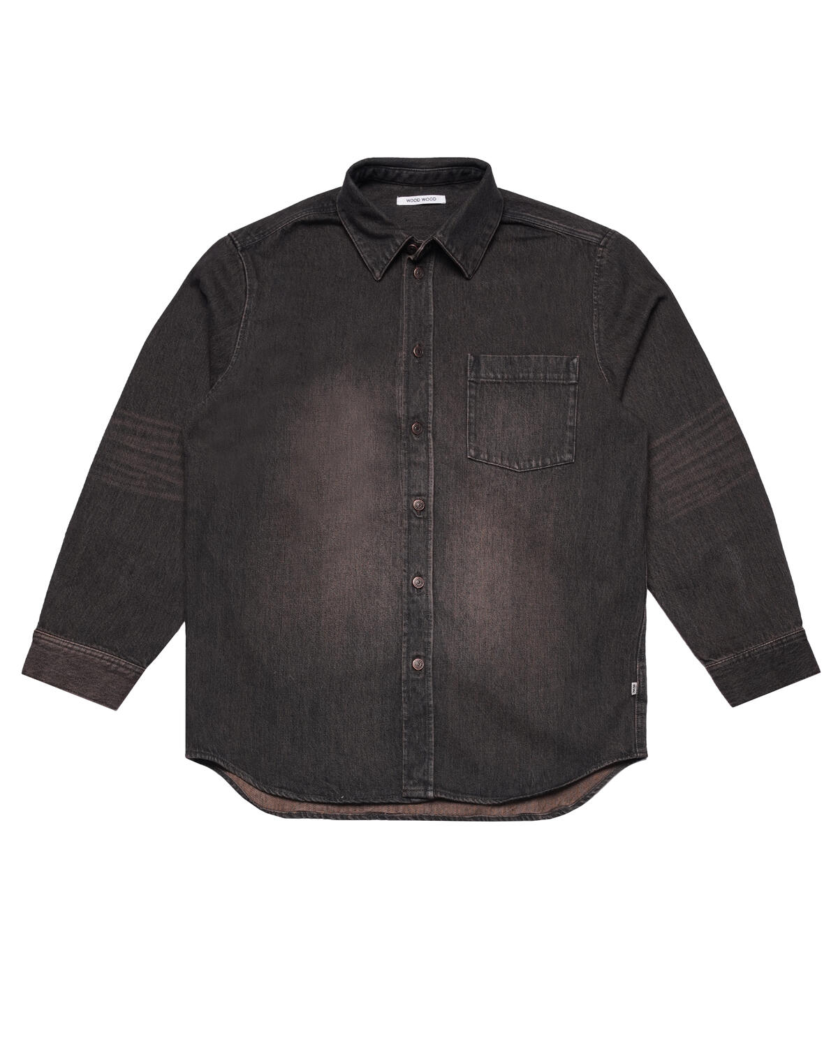 WOOD WOOD Zaman Denim Shirt - Image 2