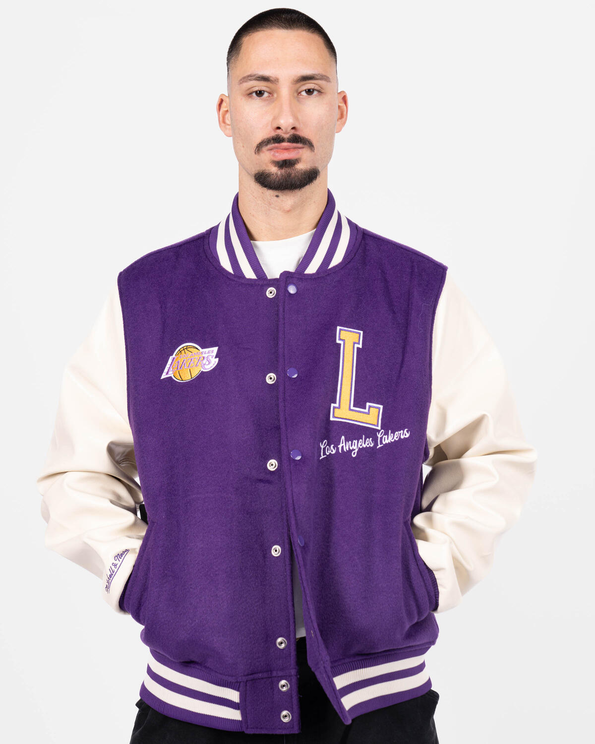 Mitchell & Ness NBA Varsity Jacket - LA Lakers - Image 3
