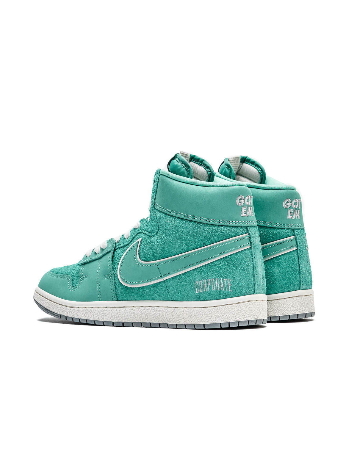 Jordan Air Ship PE SP x Corporate (Light Menta/Metallic Silver) - Image 18