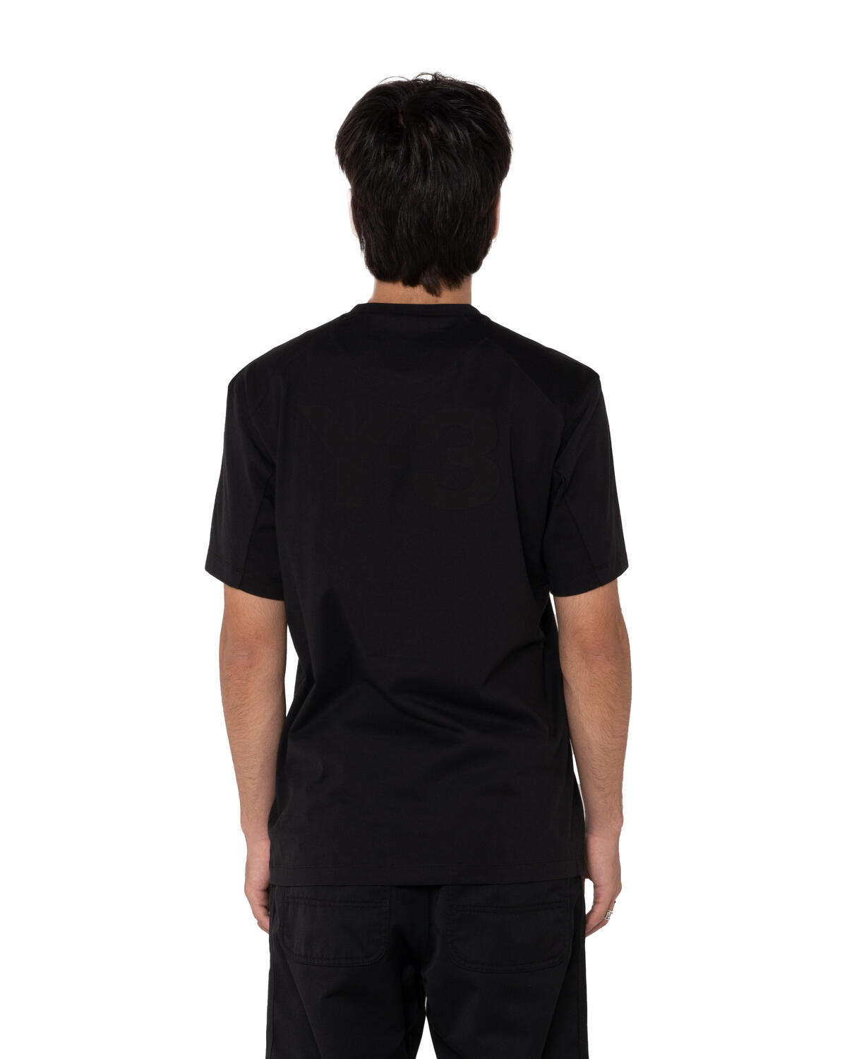 adidas Y-3 Classic Back Logo T-Shirt (Schwarz) - Image 10