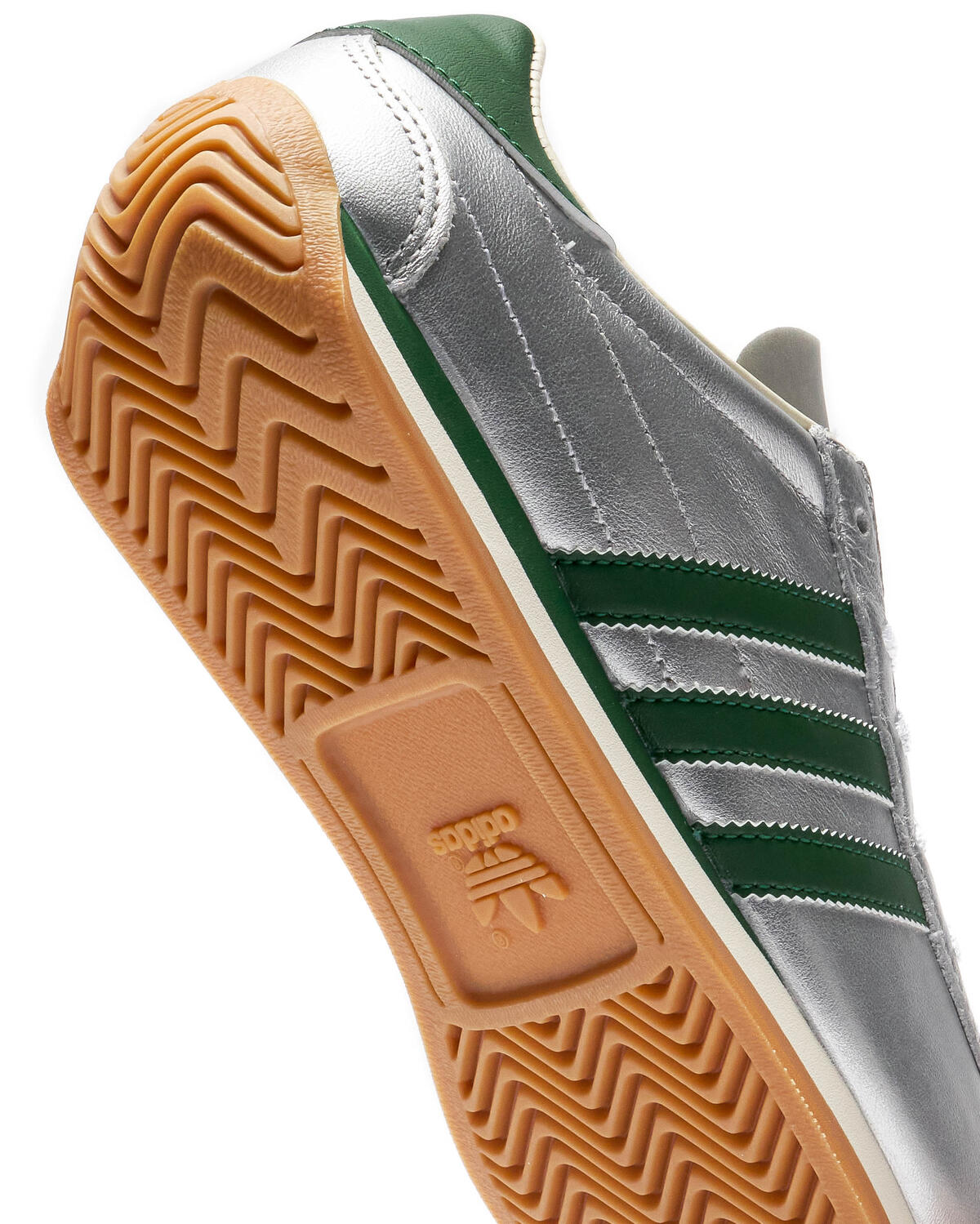 Adidas Country OG Silver Metallic/Collegiate Green/Cream White (Women's) - Image 20