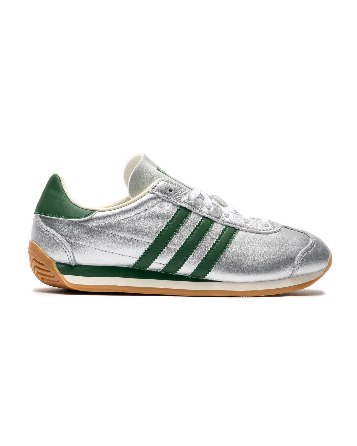 Adidas Country OG Silver Metallic/Collegiate Green/Cream White (Women's) - Image 15