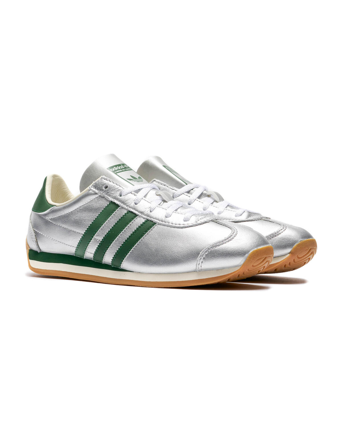 Adidas Country OG Silver Metallic/Collegiate Green/Cream White (Women's) - Image 16