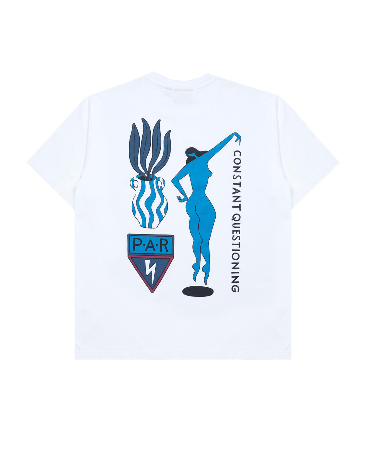 By Parra Questioning T-Shirt White - Image 3