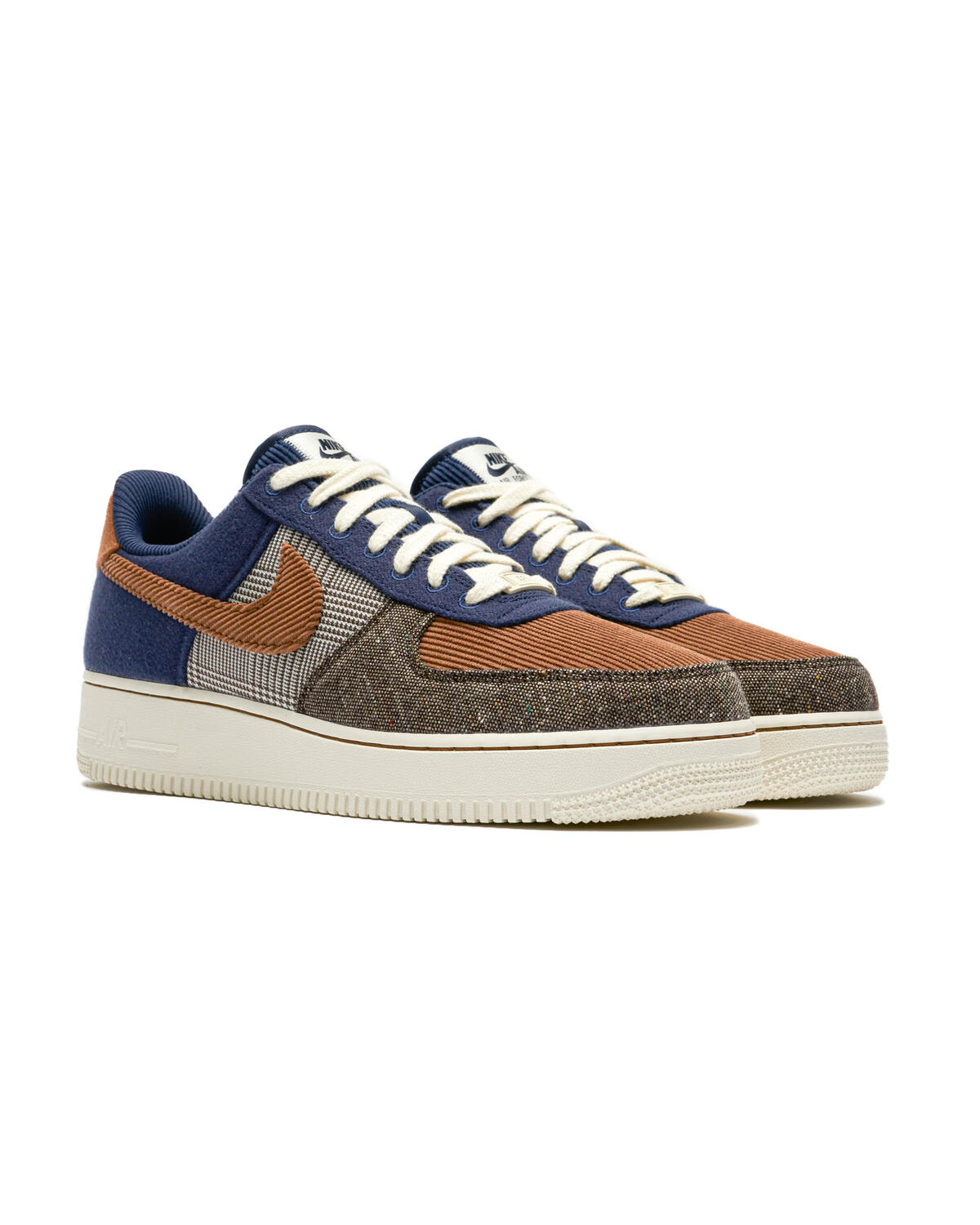 Nike Air Force 1 '07 Prm Midnight Navy / Ale Brown - Pale Ivory - Image 20
