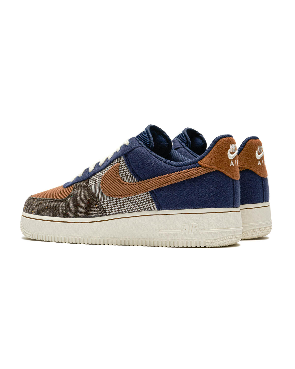 Nike Air Force 1 '07 Prm Midnight Navy / Ale Brown - Pale Ivory - Image 21