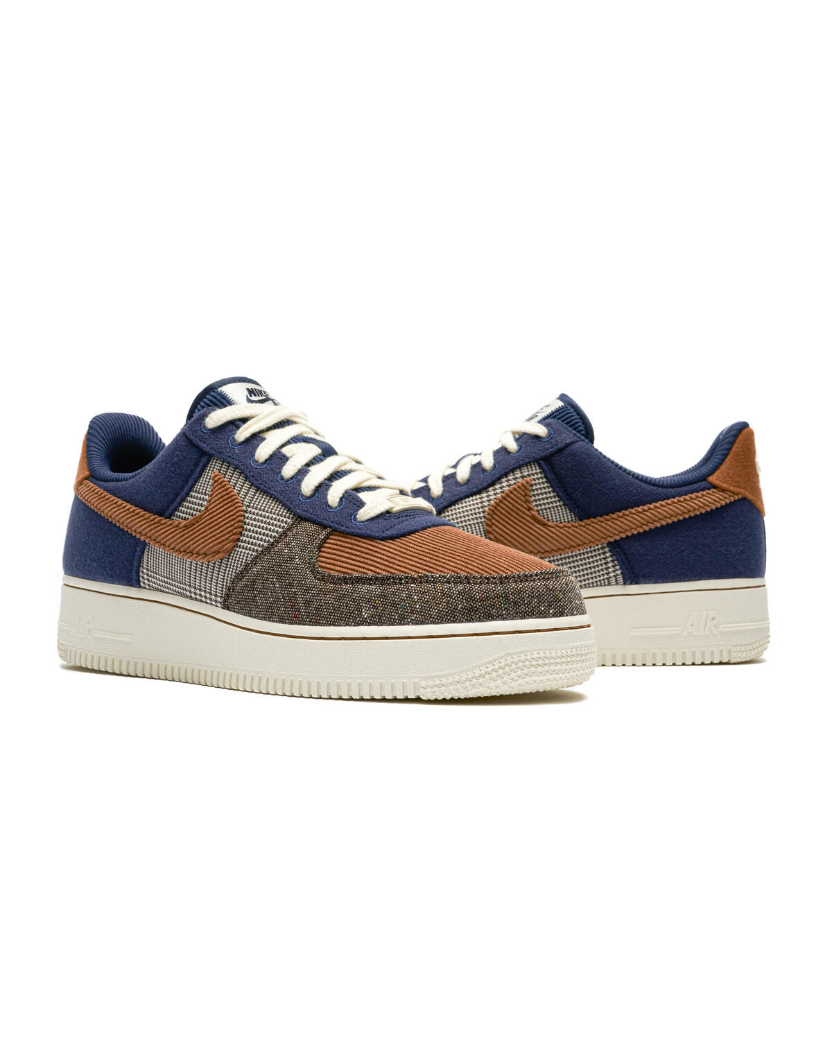 Nike Air Force 1 '07 Prm Midnight Navy / Ale Brown - Pale Ivory - Image 22