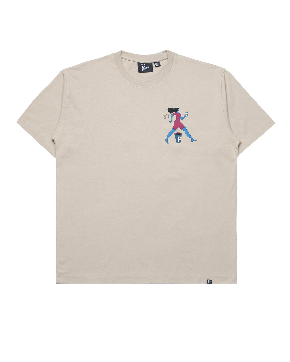 By Parra Questioning T-Shirt Beige - Image 2