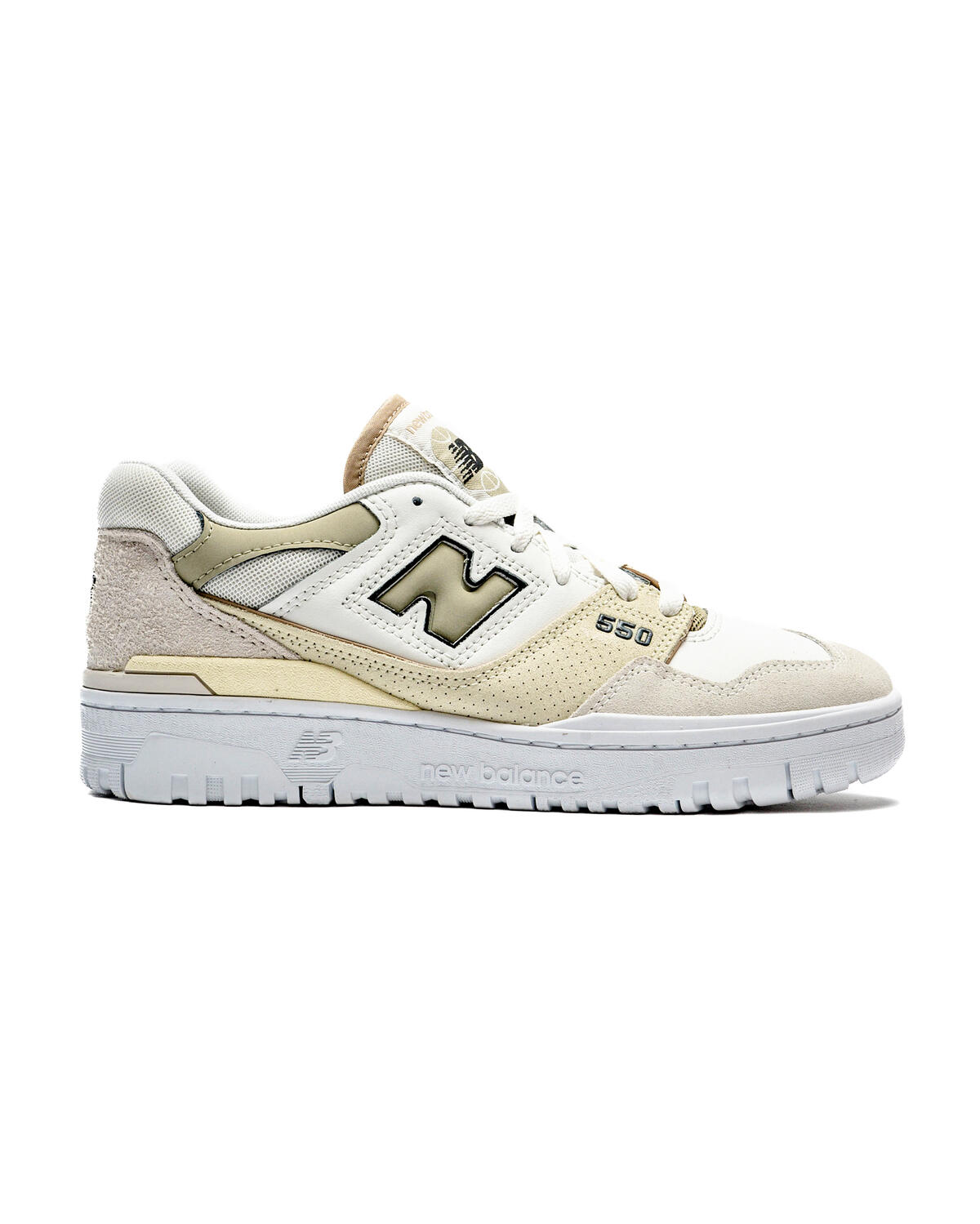 New Balance 550 'Sea Salt / Fatigue Green' (Women's) - Image 2