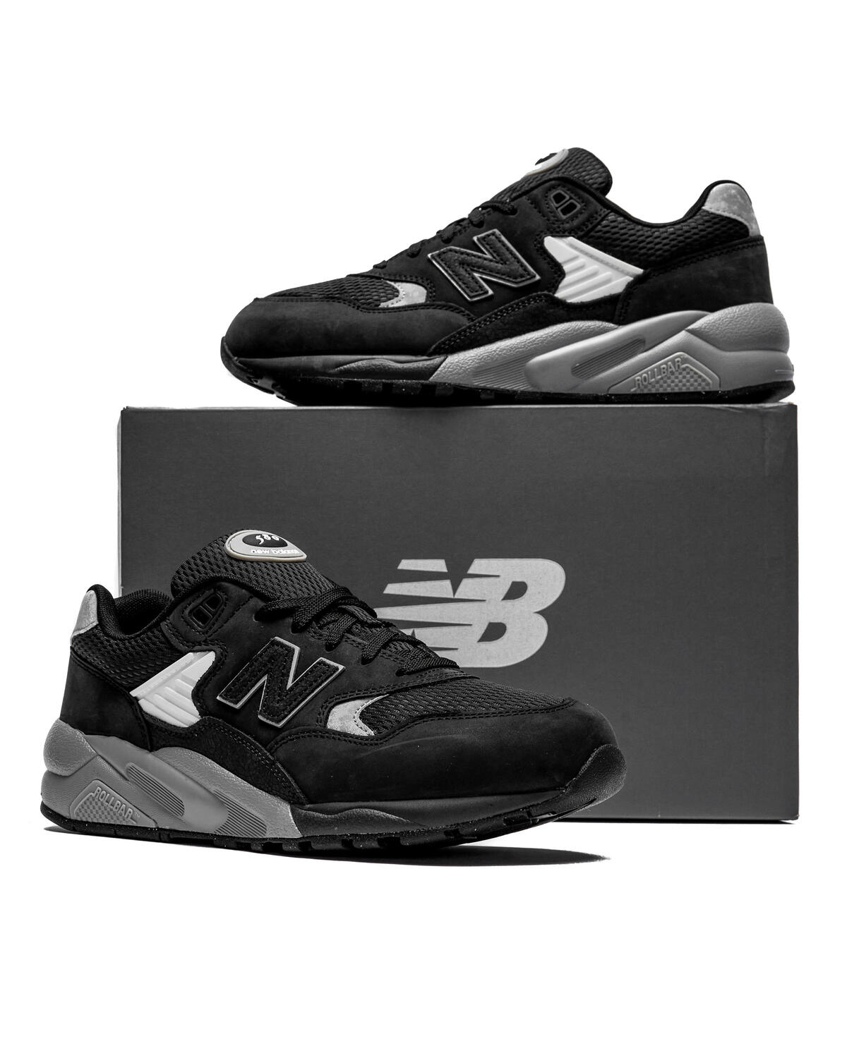 New Balance 580 Black / Grey - Image 10