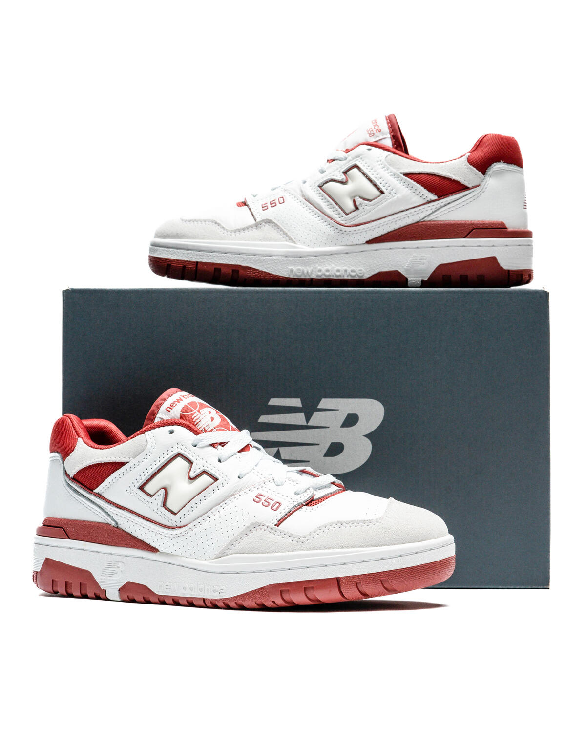 New Balance 550 (White Red) - Image 6