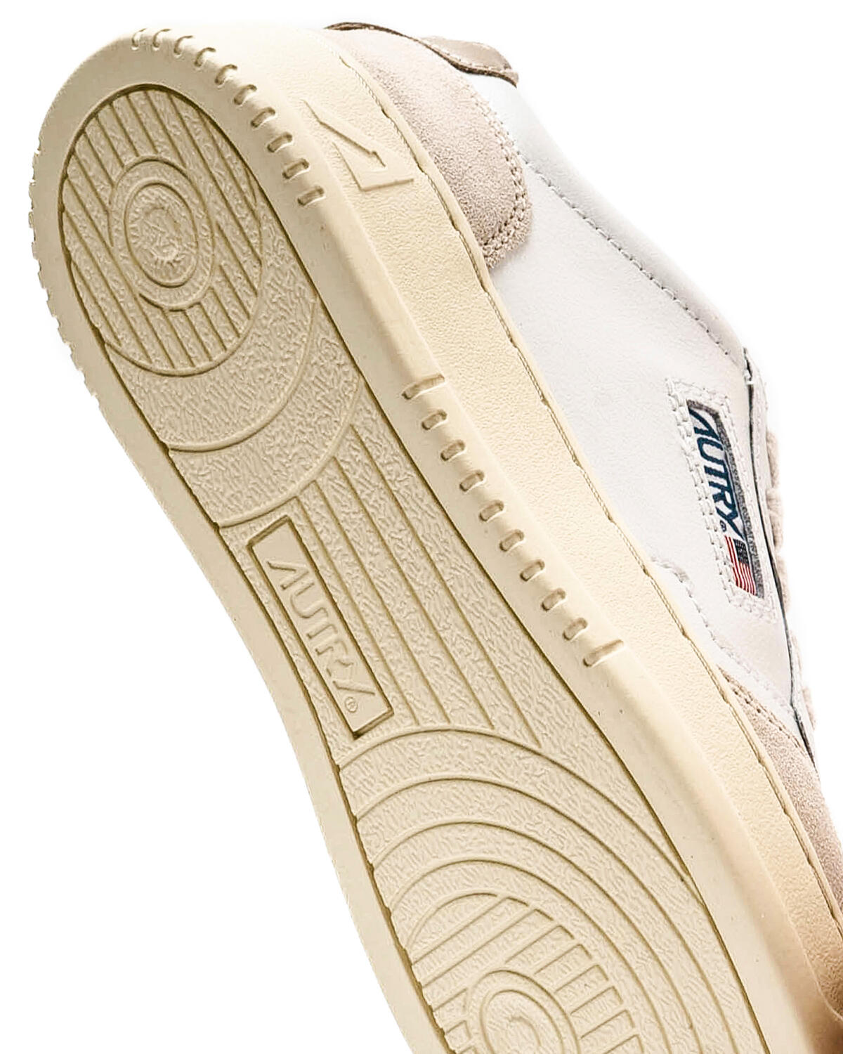 Autry Medalist Low Man Leat/Suede Wht/Teak (Women's) - Image 7