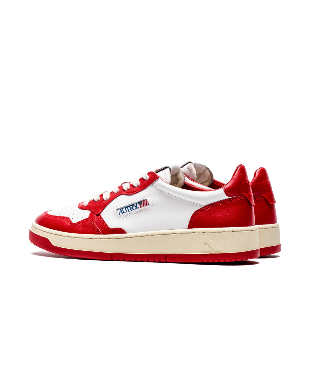 Autry Medalist Low Leat / White / Red - Image 13