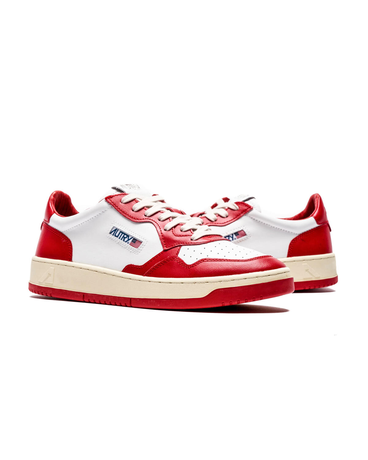 Autry Medalist Low Leat / White / Red - Image 14