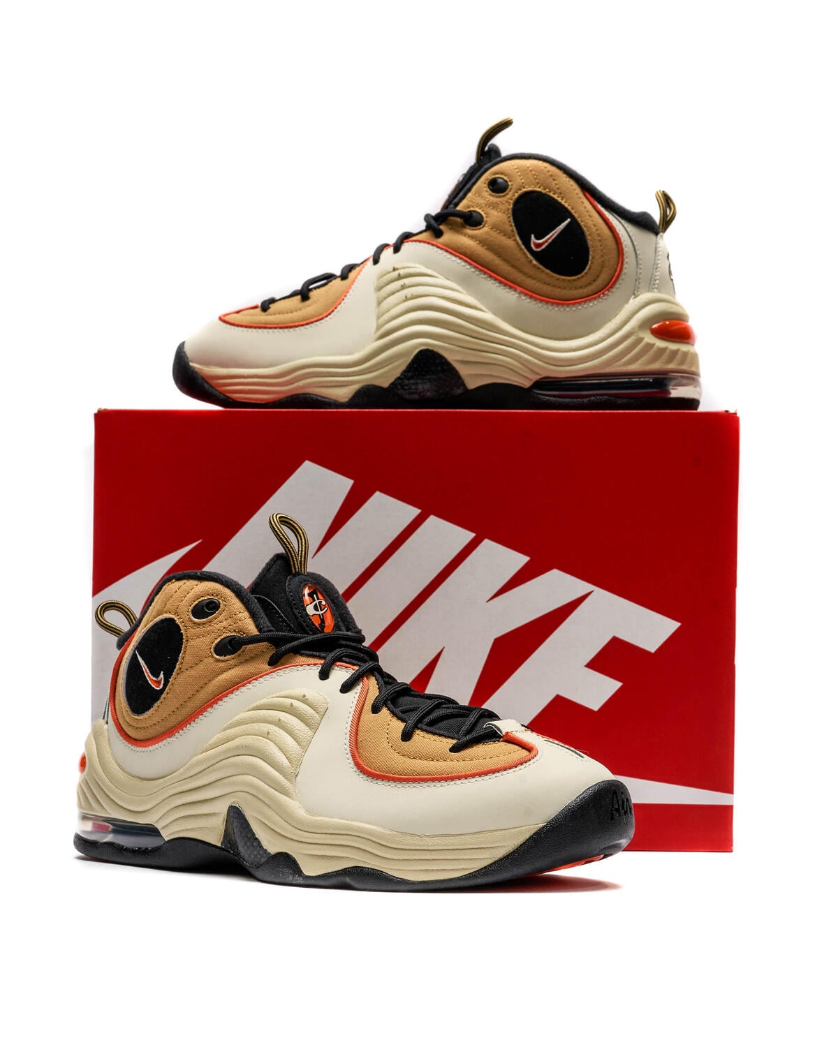 Nike Air Penny 2 Wheat Gold Safety Orange DV7229-700 Mens Size 12 Nike AIR PENNY 2 | DV7229-700 | AFEW STORE main image 2