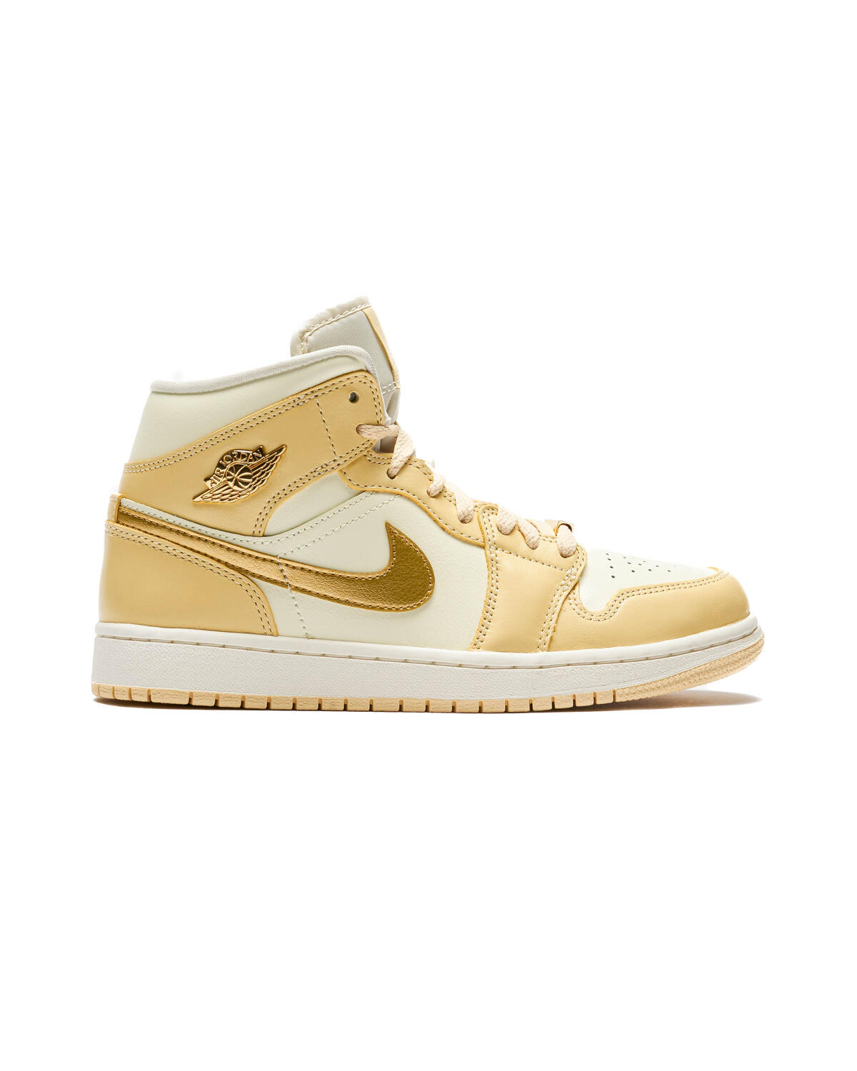 Air Jordan 1 Mid 'Pale Vanilla/Metallic Gold/Coconut Milk' (Women's) - Image 2