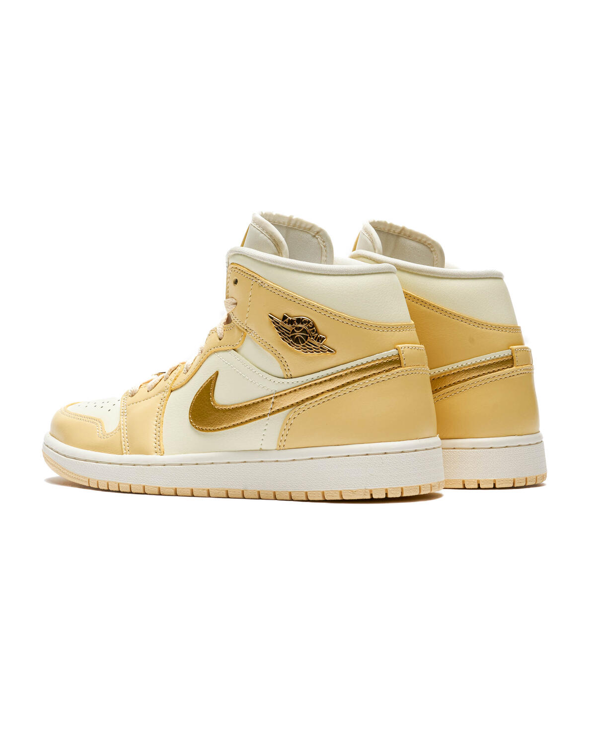 Air Jordan 1 Mid 'Pale Vanilla/Metallic Gold/Coconut Milk' (Women's) - Image 4