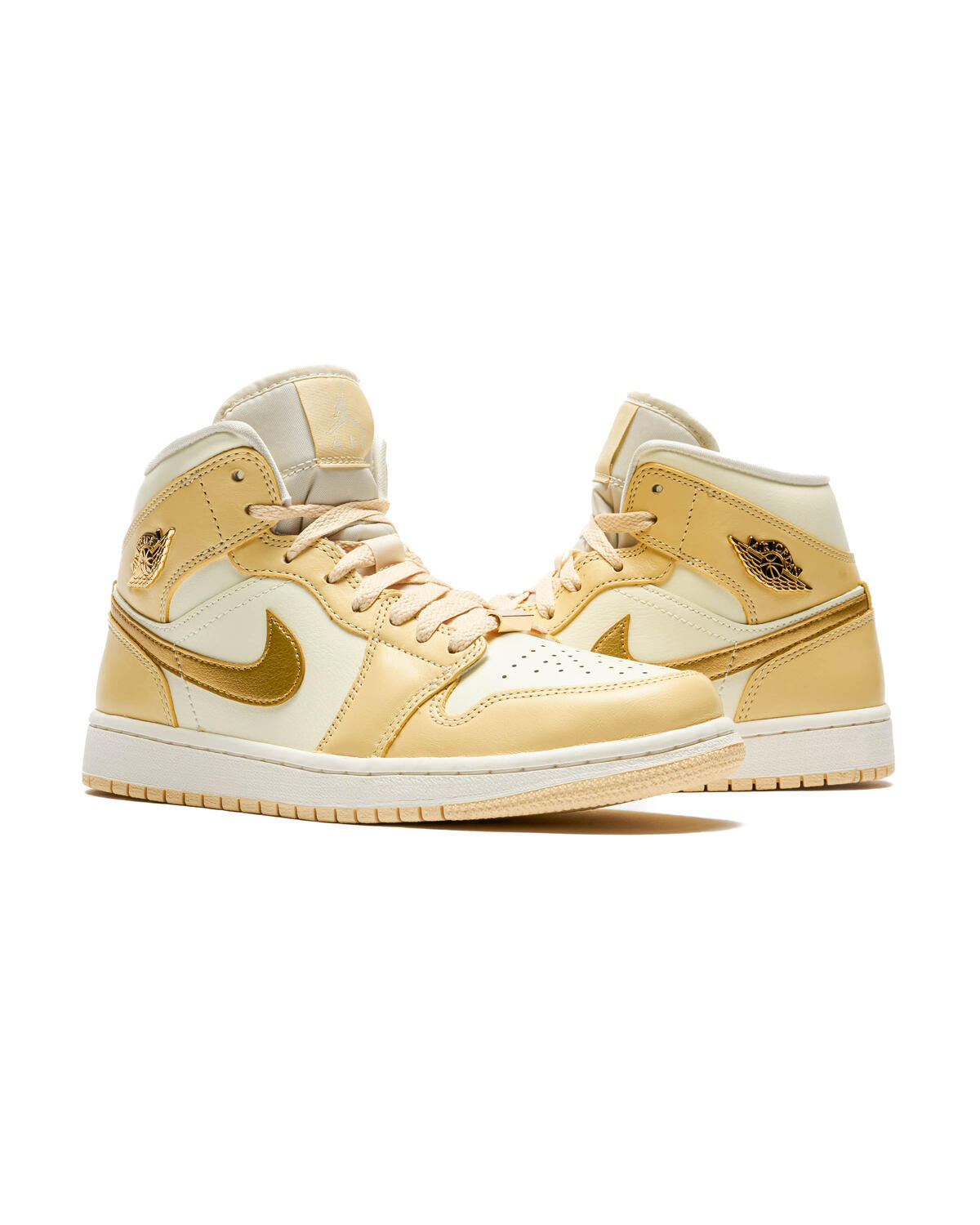 Air Jordan 1 Mid 'Pale Vanilla/Metallic Gold/Coconut Milk' (Women's) - Image 5